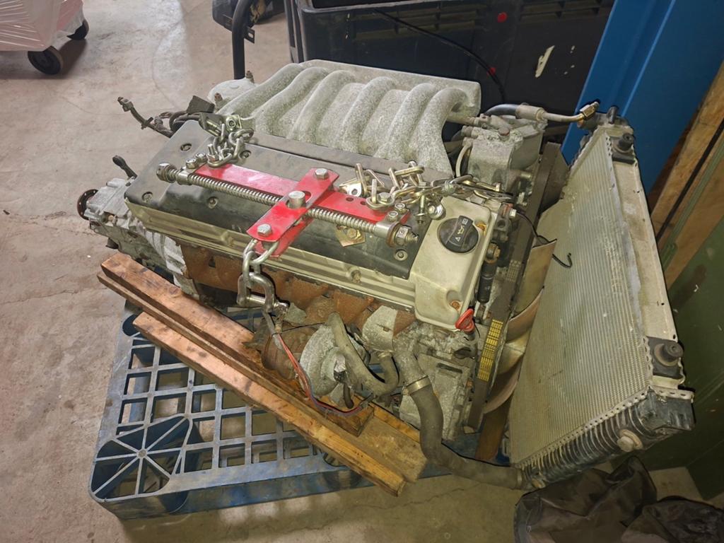 Mercedes G-klasse OM606 motor met 5 versnellingsbak, Gebruikt, Mercedes-Benz, Info@g-wagen.nl, Ophalen of Verzenden