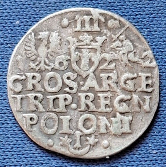 Poolse-Litouwse gemenebest 3 grosze 1622 Km 31, Verzenden, Overige landen, Losse munt, Zilver