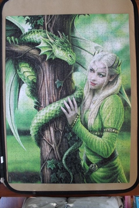 Clementoni Anne Stokes Kindred Spirits legpuzzel (1000), Ophalen of Verzenden, 500 t/m 1500 stukjes, Gebruikt, Legpuzzel
