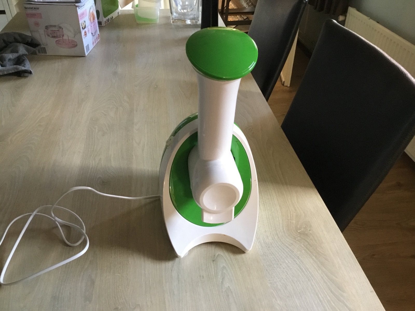 SilverCrest Sorbet Maker voor heerlijk zelfgemaakt sorbetijs, Ophalen of Verzenden, Zo goed als nieuw