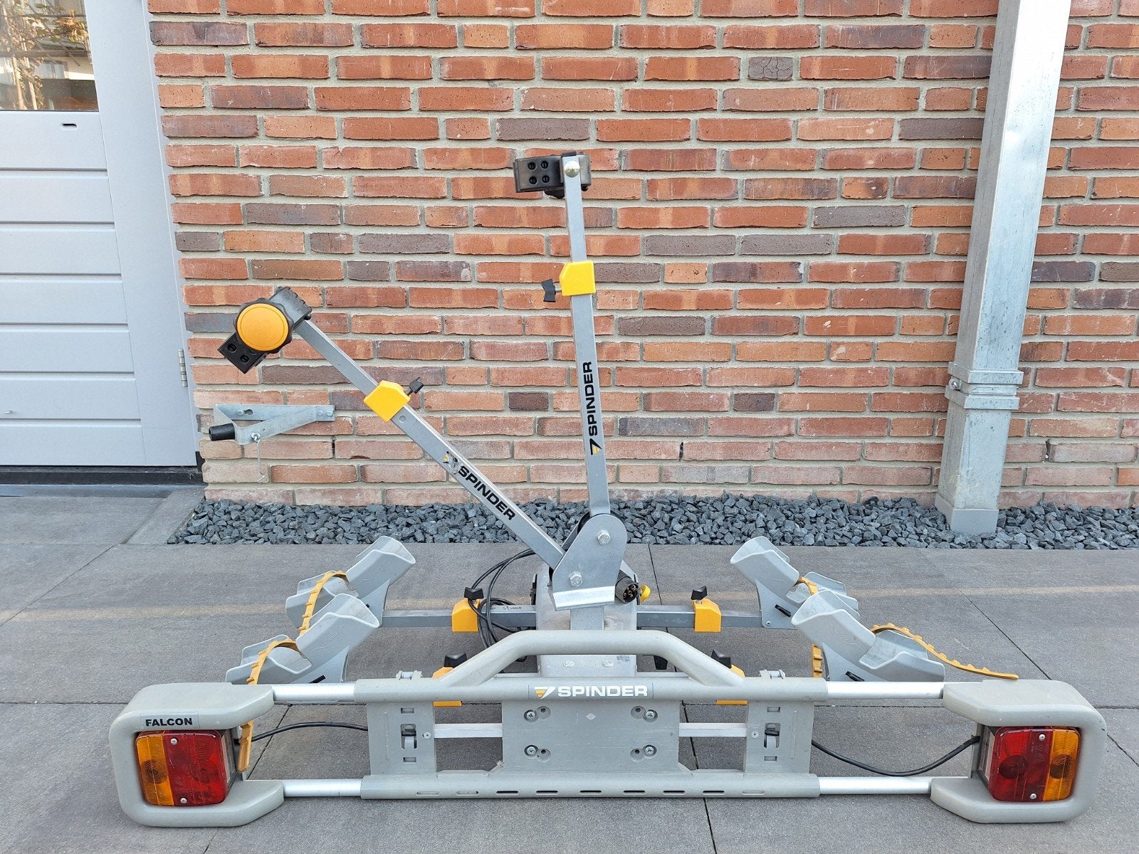 Spinder Falcon rc-2-f fietsendrager, Ophalen of Verzenden, Gebruikt, Trekhaakdrager