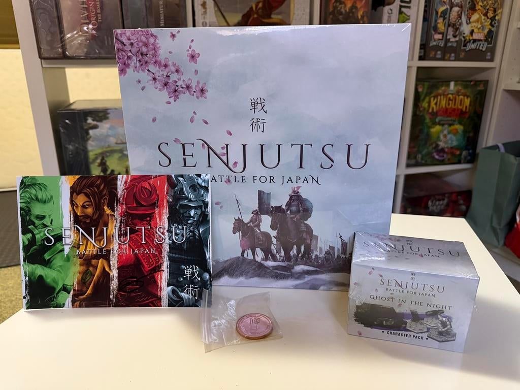 Senjutsu: Battle for Japan - Deluxe Kickstarter Set + Exclus, Hobby en Vrije tijd, Gezelschapsspellen | Bordspellen, Een of twee spelers
