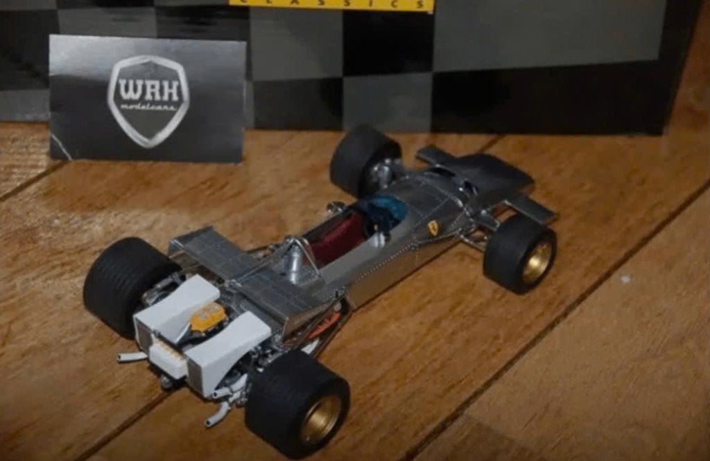 1:18 FERRARI 312 B F1 ALUMINIUM EXOTO 97068 in doos WRH, Verzenden, Zo goed als nieuw, Auto, Overige merken