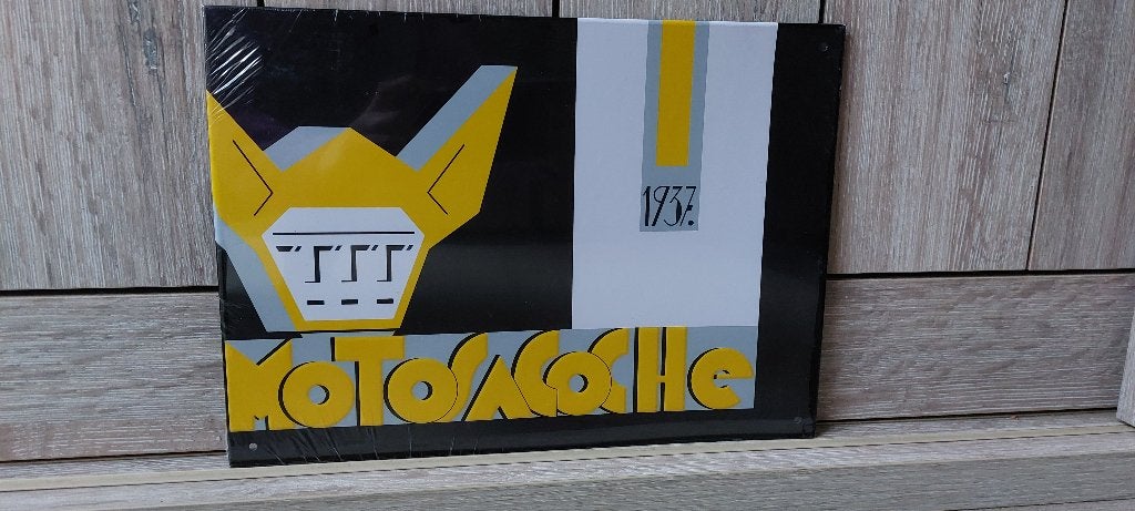 Reclamebord Motosacoche motors, Ophalen of Verzenden, Nieuw, Motoren