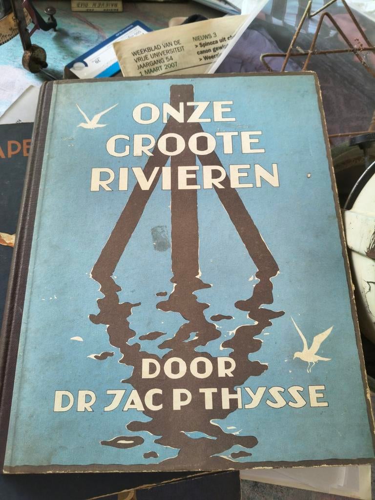 Onze Groote Rivieren - Dr. Jac. P. Thijsse (1938), Ophalen of Verzenden, Gelezen, Dr. Jac. P. Thijsse, Nederland