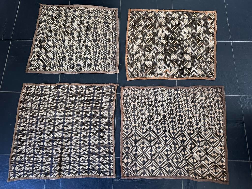 Koninklijke Shoowa Kuba Bwinn Raffiaweefkunst pre 1950 Congo, Antiek en Kunst, Kunst | Niet-Westerse kunst, Ophalen of Verzenden