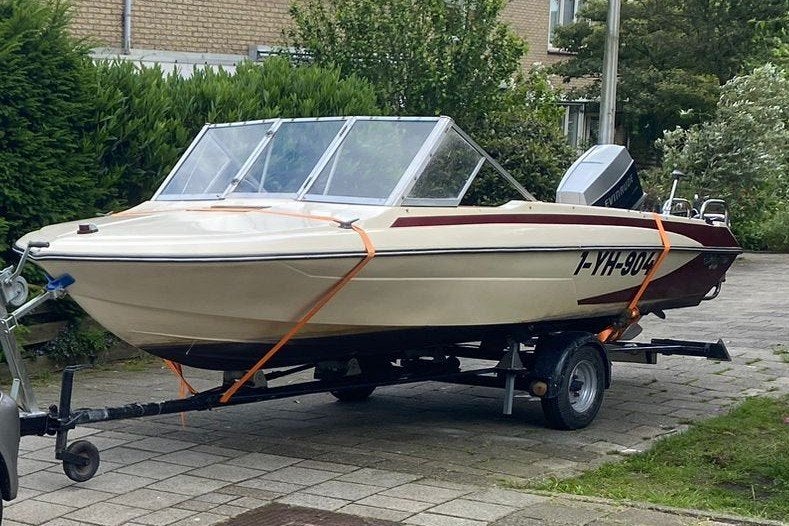 Speedboot Glastron 162  60 pk Evinrude + Trailer ., Ophalen, Gebruikt, 5 m, 2 m