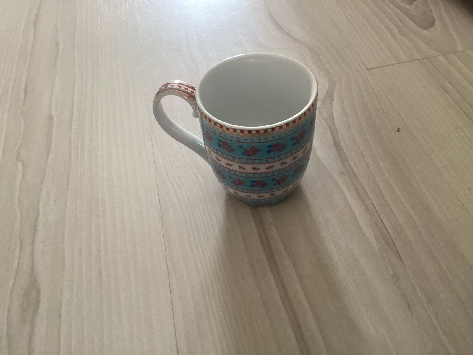 Pip Studio Mok - Blauw met Bloemenpatroon, Pip Studio, Zo goed als nieuw, Modern, Porselein