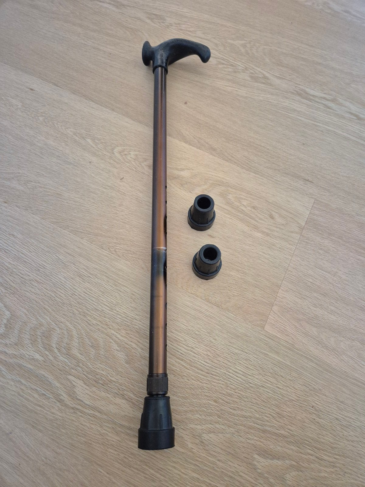 wandelstok loopstok gebruikt, met 3 nieuwe rubber pootjes, Diversen, Ophalen