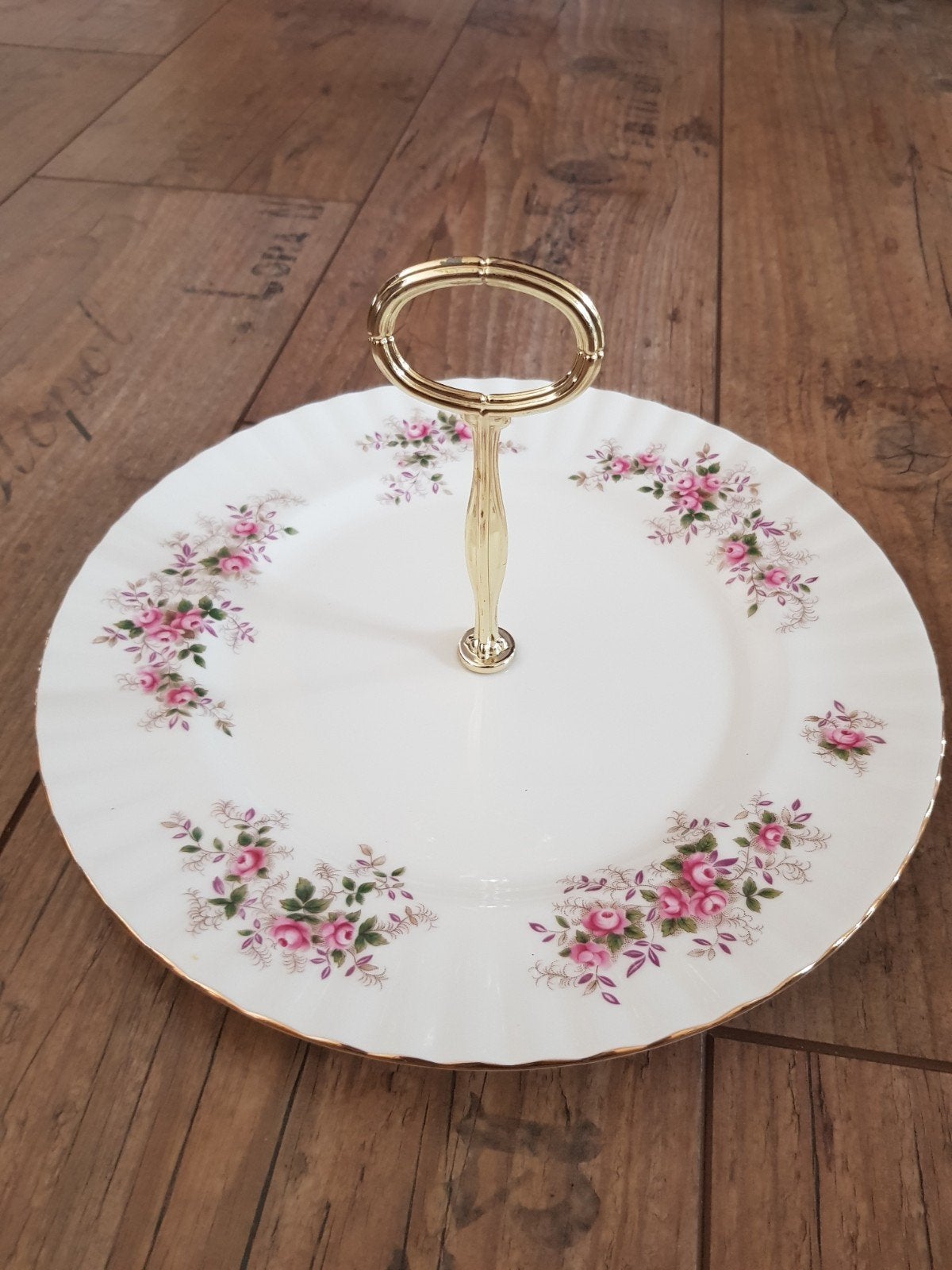 etagere royal albert bloemen porselein, Ophalen of Verzenden, Zo goed als nieuw, Overige materialen
