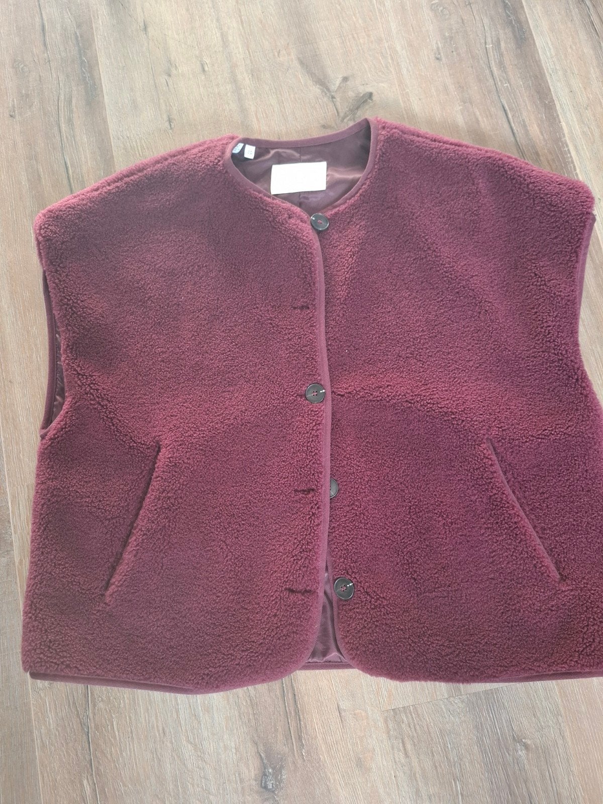 Selected bodywarmer teddy mt S/M, Kleding | Dames, Bodywarmers, Selected, Ophalen of Verzenden, Zo goed als nieuw, Maat 38/40 (M)