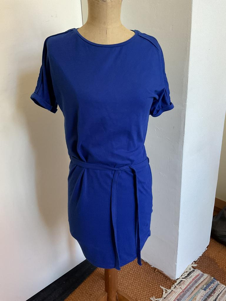 Blauw jurkje S, Ophalen of Verzenden, Zo goed als nieuw, Blauw, Boven de knie