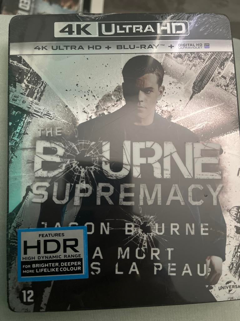 The Bourne Supremacy 4K Ultra HD + Blu-ray, Ophalen of Verzenden, Nieuw in verpakking, Actie
