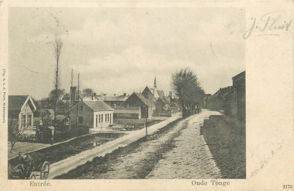 701-124-045 Oude Tonge, Verzenden, Voor 1920, Zuid-Holland