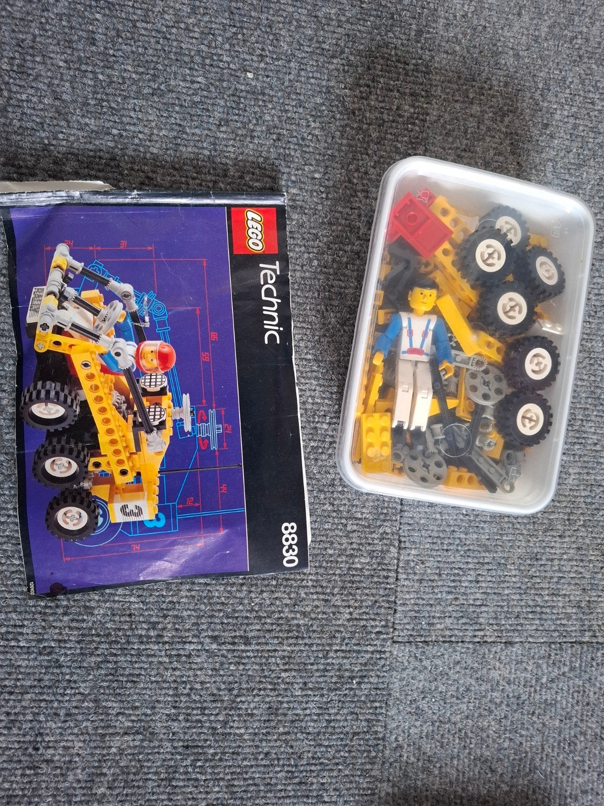 Lego Technic 8830 Rally Racers en 8022 set met instructies, Gebruikt, Verzenden, Lego, Technic