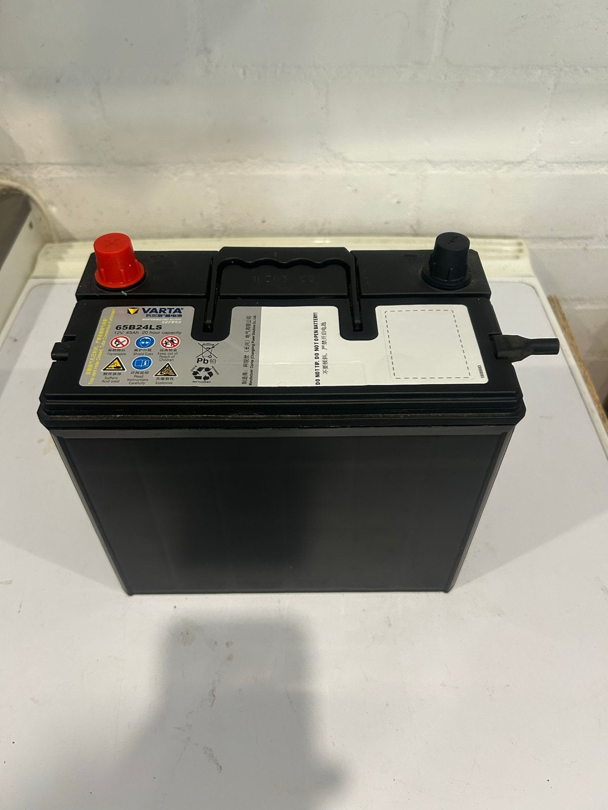 Varta 12V 45Ah accu, goed werkend gedemonteerd, Ophalen, Gebruikt, Overige automerken
