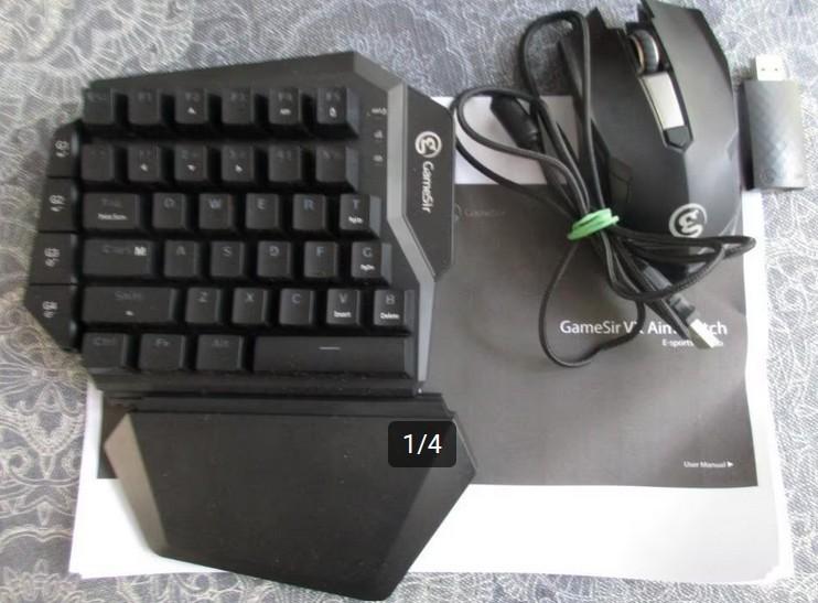 GameSir VX Aimswitch E Sports - gaming keyboard muis /kabel, Ophalen of Verzenden, Zo goed als nieuw, Controller