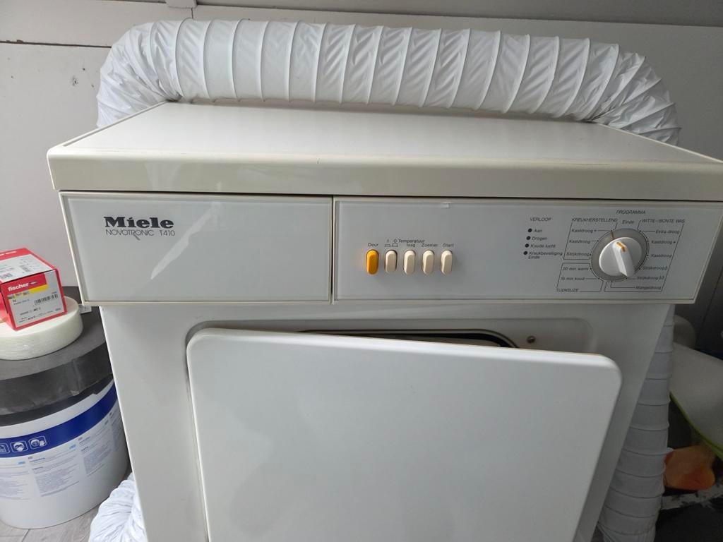 Miele Novotronic T410 Luchtafvoer Wasdroger, Ophalen, Gebruikt, Luchtafvoer, 85 tot 90 cm