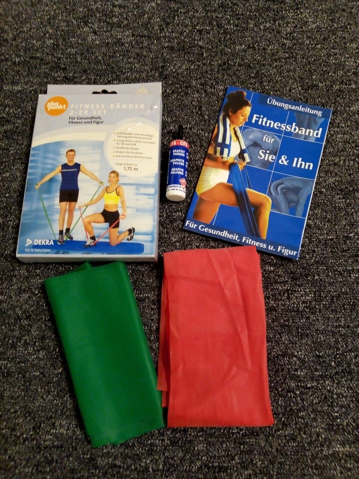 2 Fitness banden samen, Sport en Fitness, Verzenden, Gebruikt