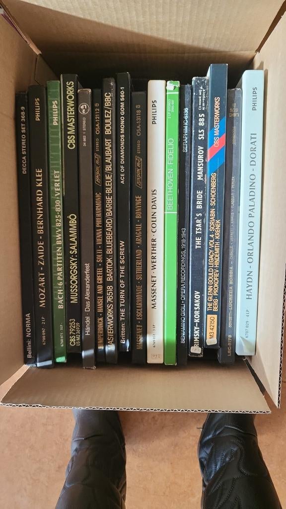 Bijzondere collectie klassiek en Opera Vinyl lp's, Ophalen of Verzenden, Gelezen