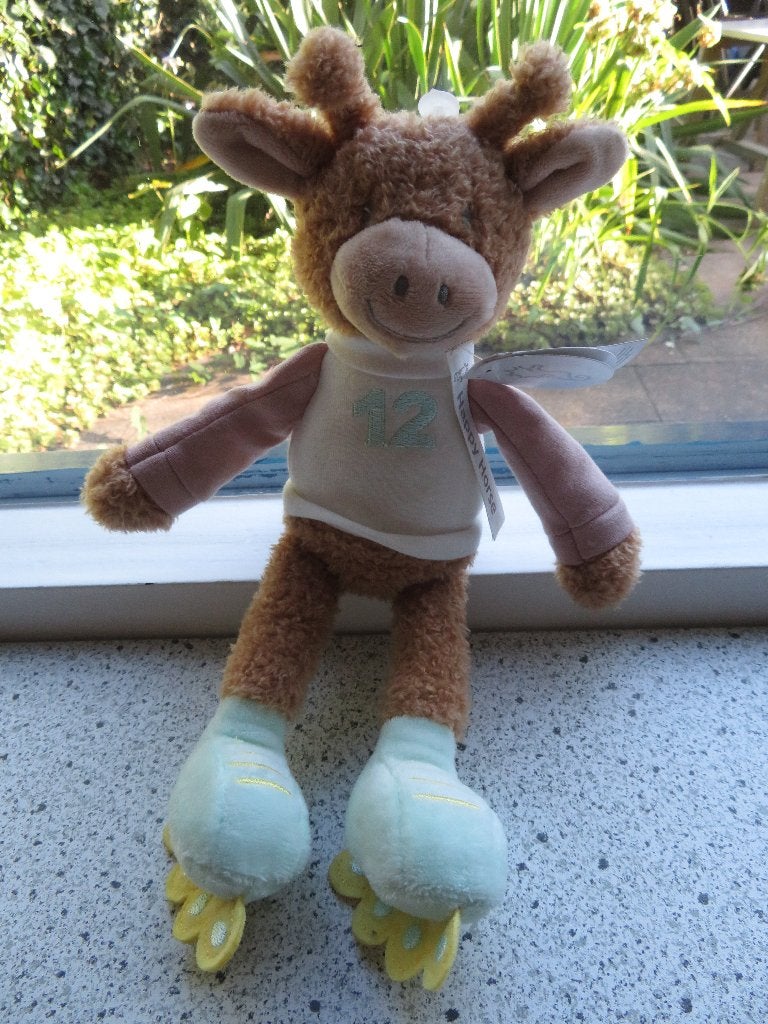 Giraffe giraf Guido merk Happy Horse meet ca 24 cm, Giraf, Happy Horse, Ophalen of Verzenden, Wasbaar