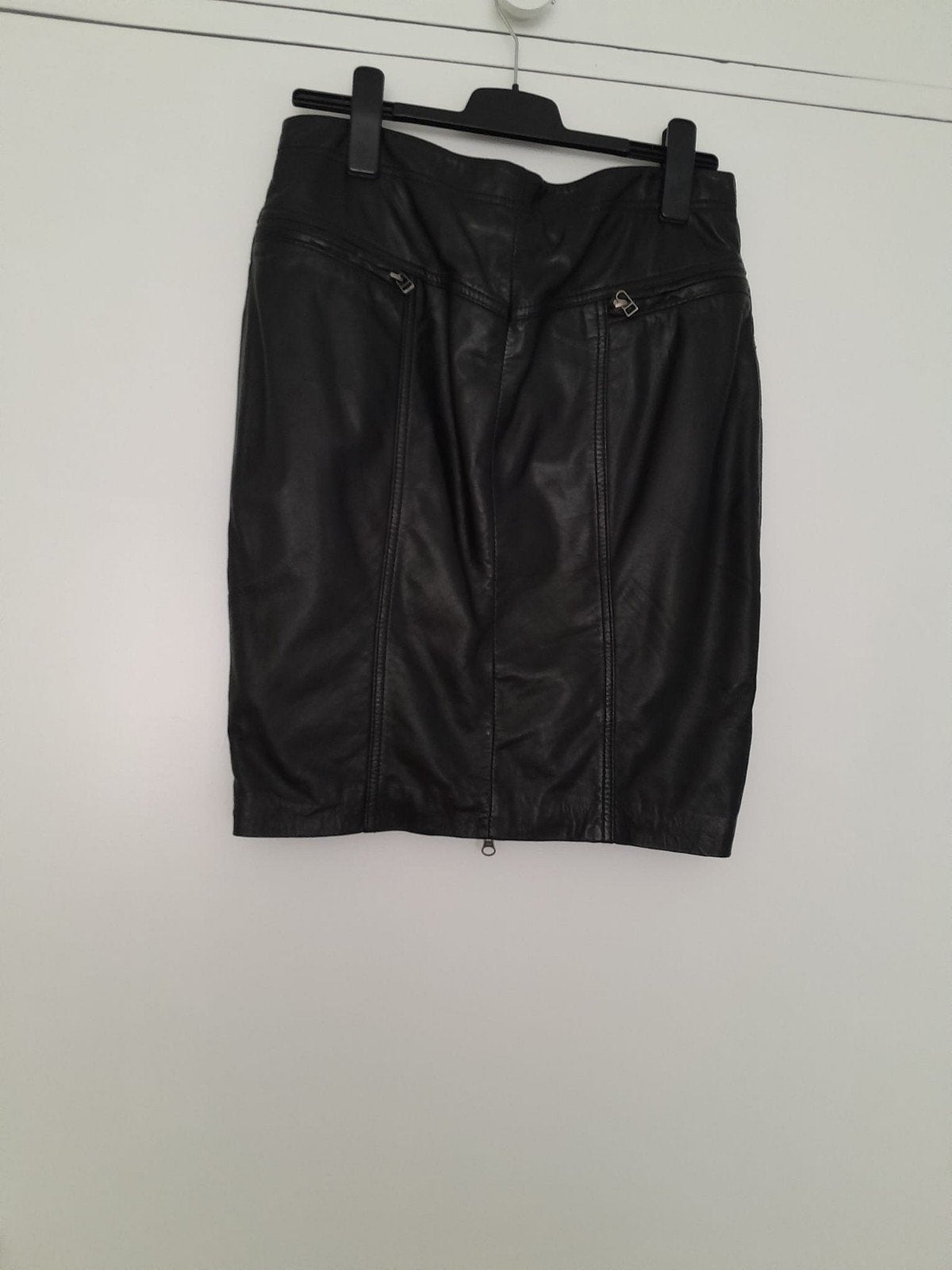 zacht ledere kiker rok, Kleding | Dames, Ophalen of Verzenden, Zo goed als nieuw, Maat 36 (S), Zwart