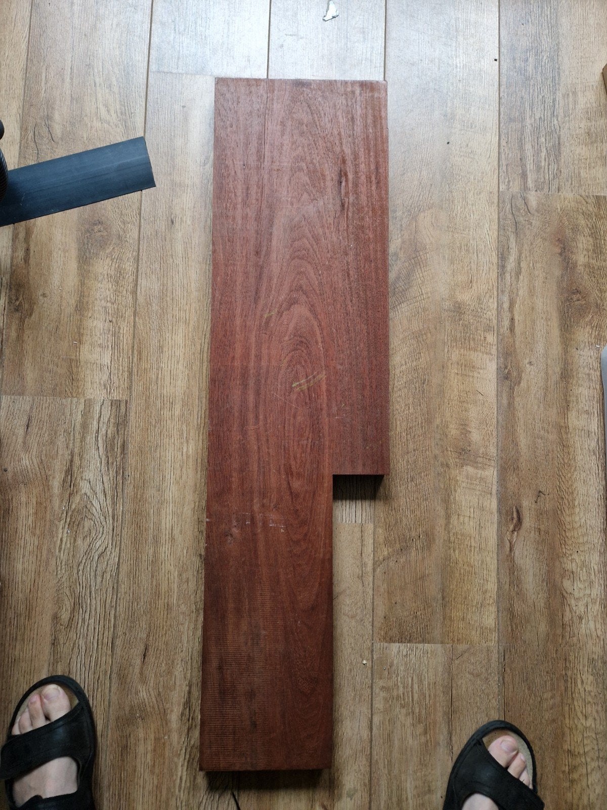 Padouk 101x26.5x 3.8, Ophalen, 50 mm of meer, Balk, Minder dan 200 cm