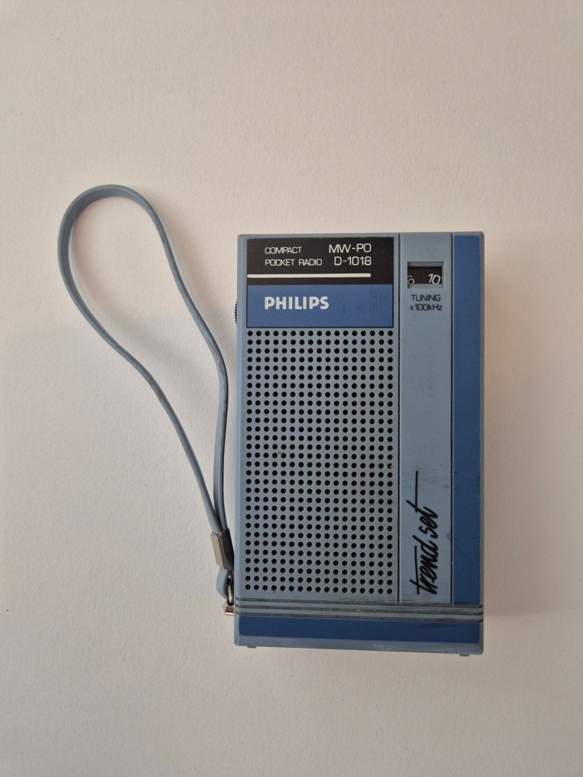 Philips Trend Set Draagbare Radio D-1018, Ophalen of Verzenden, Gebruikt, Radio