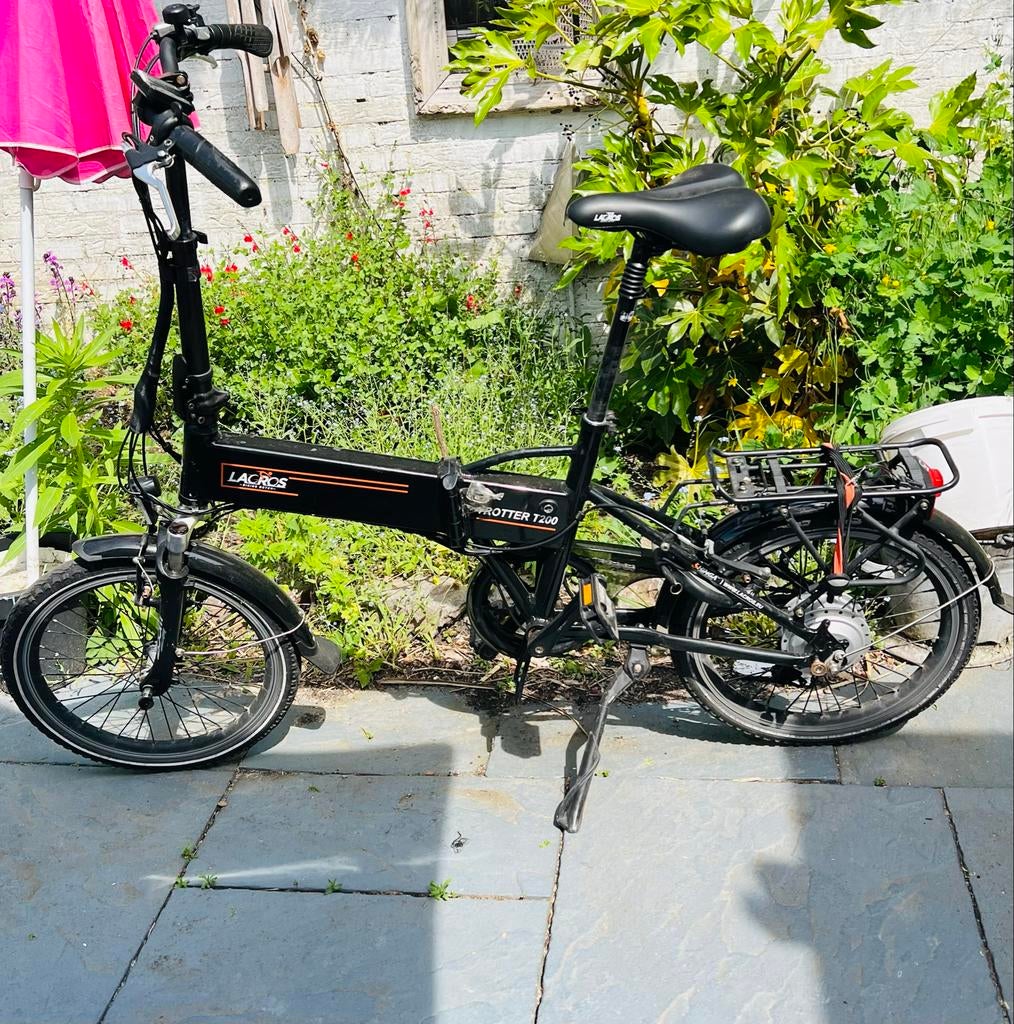 Lacros Trotter T200 Opvouwbare E-Bike, Fietsen en Brommers, Fietsen | Vouwfietsen, Velgrem, Versnellingen, Zo goed als nieuw, Dames