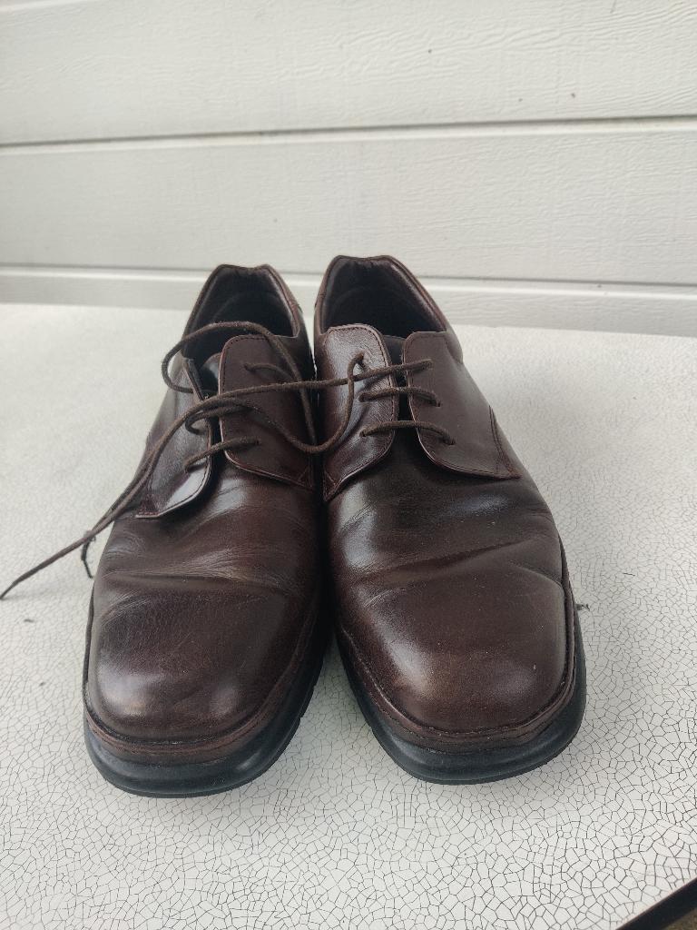 Hush Puppies heren 45, Bruin, Ophalen of Verzenden, Zo goed als nieuw, Veterschoenen