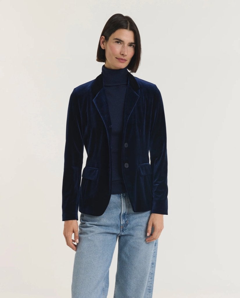 IRIE colbert velvet black mt M(= S) - TIEN concepts op Insta, Kleding | Dames, TIEN concepts, -, Zwart, Ophalen of Verzenden