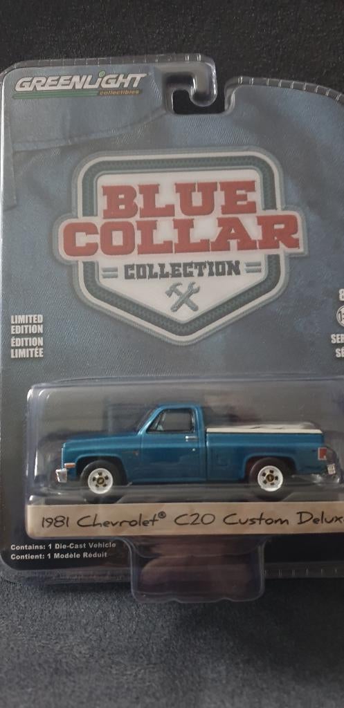 Chevrolet C20 Custom Deluxe Greenlight 1:64, Hobby en Vrije tijd, Christian@diecastcompany.nl, Auto, Diecast Company, Nieuw