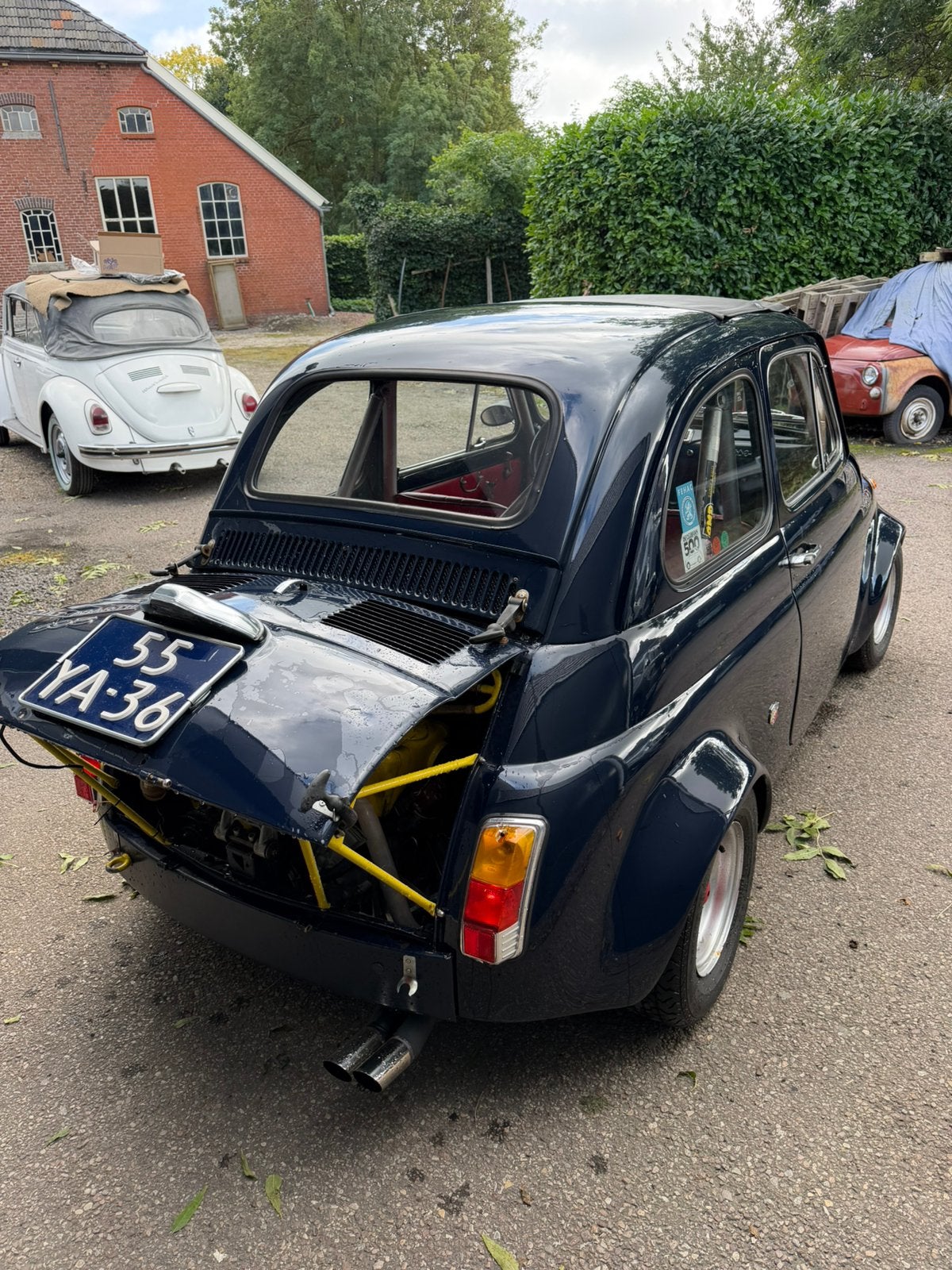 Fiat 500 oldtimer – Abarth Look – 650cc – Uniek Exemplaar, foto 5