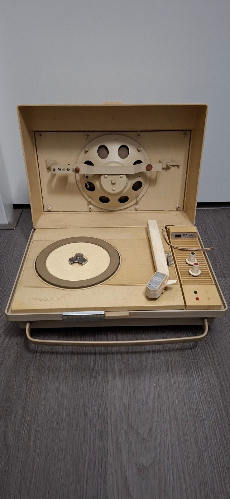 Vintage Erres Gramo Platenspeler - Draagbaar, Ophalen of Verzenden, Gebruikt, Platenspeler, Overige merken