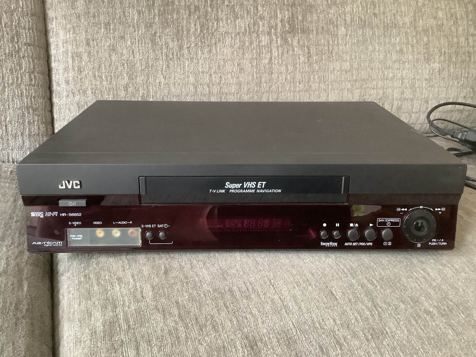 JVC Super VHS ET HR-S6852EU VCR met afstandsbediening, Ophalen, Gebruikt, VHS-speler of -recorder
