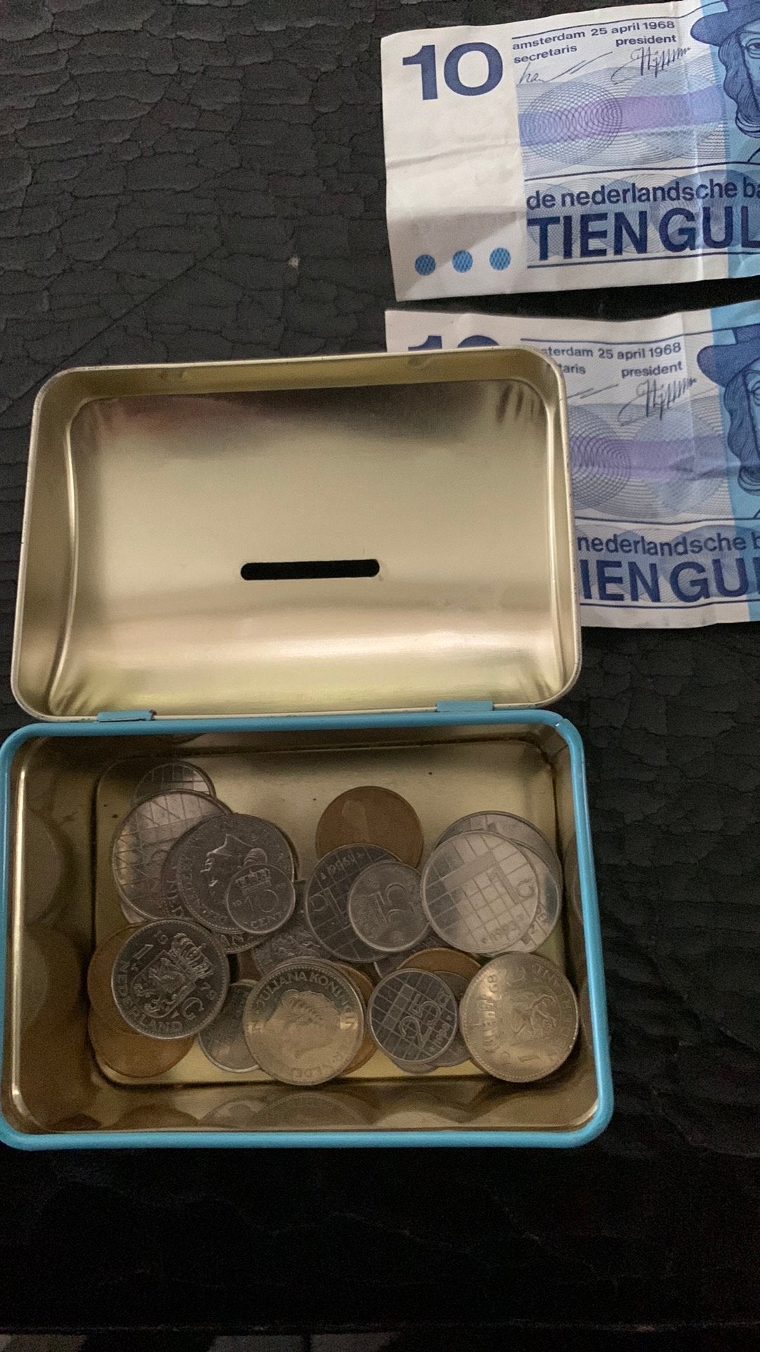 Nederlandse guldens, Postzegels en Munten, Bankbiljetten | Nederland, Ophalen of Verzenden, Euro's, Setje