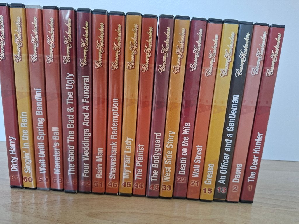 18 DVD's Cinema Kaskrakers - Het Laatste Nieuws, Vanaf 16 jaar, Ophalen of Verzenden, Zo goed als nieuw, Actie en Avontuur