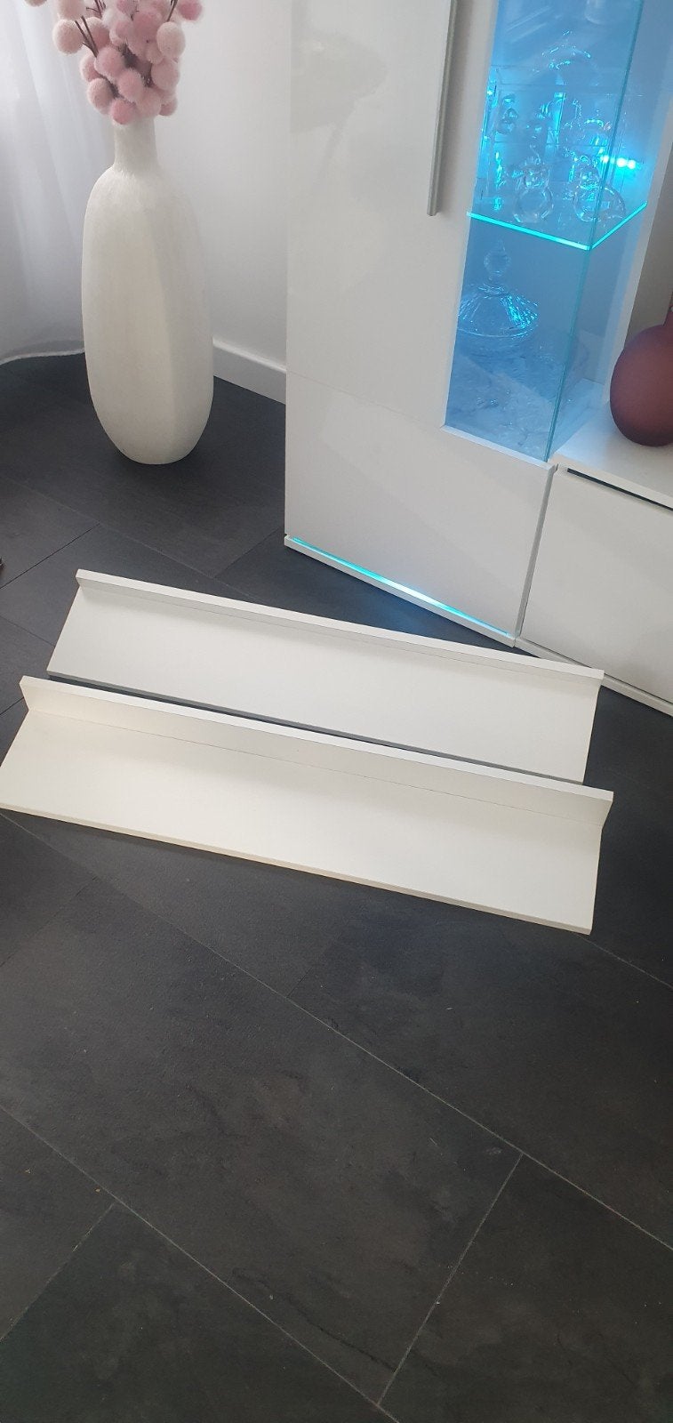 Witte wandplanken (1stuk, Ophalen of Verzenden, Gebruikt