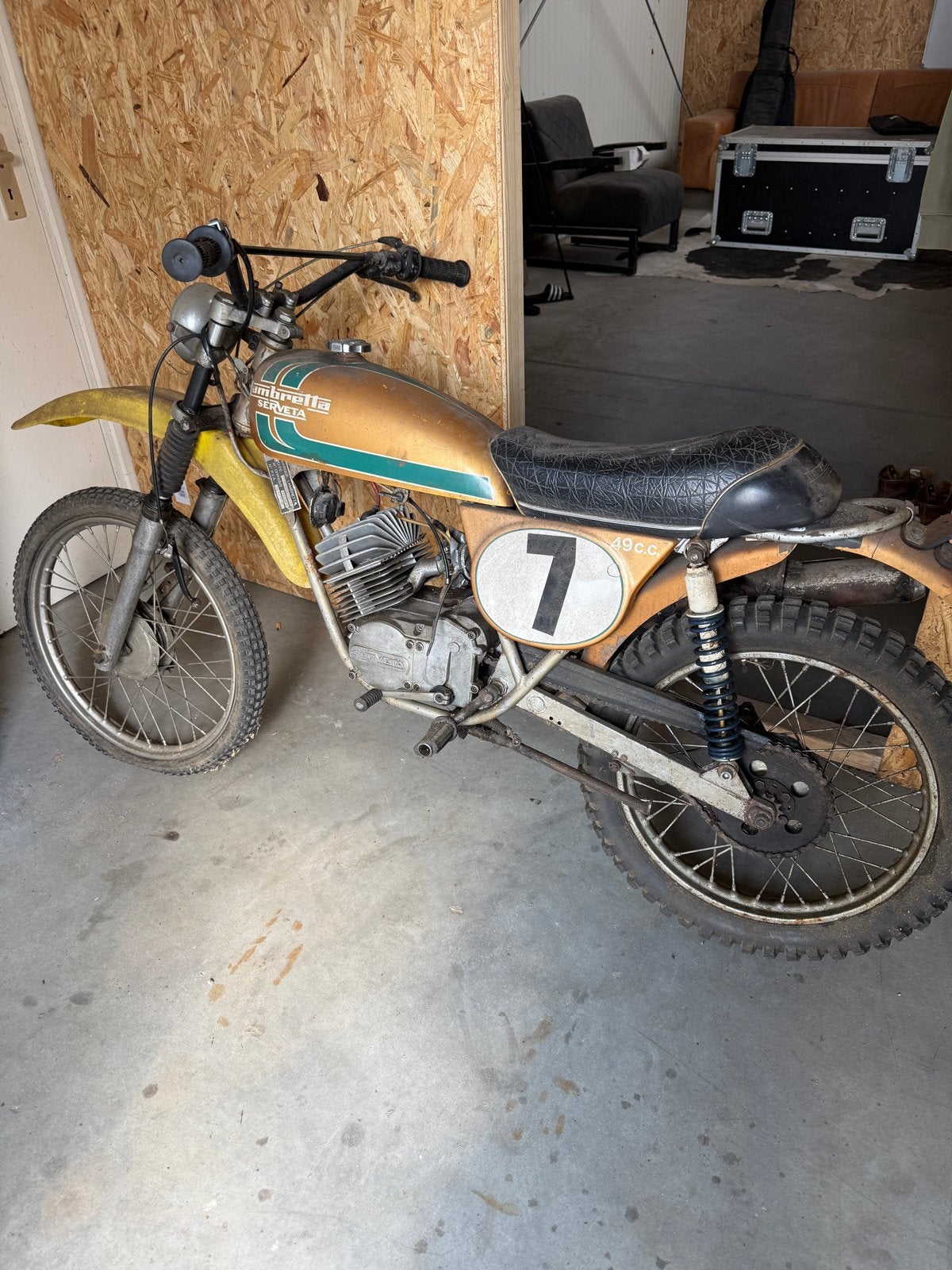 Lambretta Serveta Pumacross 49cc Bromfiets, Fietsen en Brommers, Ophalen, Overige merken