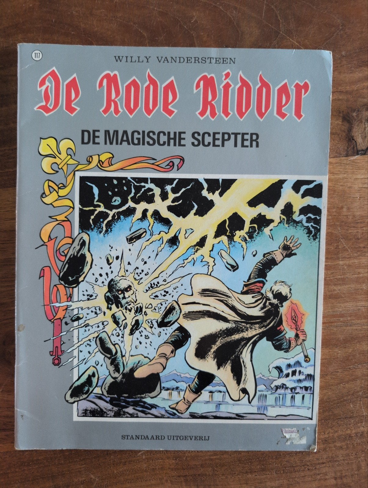 De Rode Ridder - De Magische Scepter (nr. 117), Eén stripboek, Ophalen, Gelezen, Willy Vandersteen