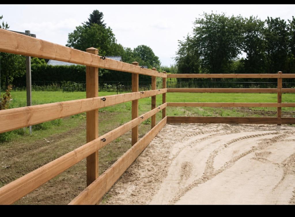 Omheining paardenbak, Overige typen, Nieuw, Overige houtsoorten, Ophalen