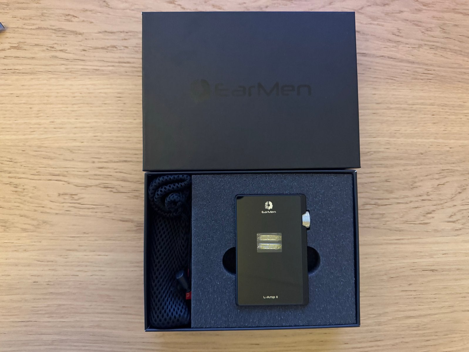 EarMen L-AMP MKII Limited Edition Hoofdtelefoonversterker, Overige merken, Overige systemen, Ophalen of Verzenden, Zo goed als nieuw
