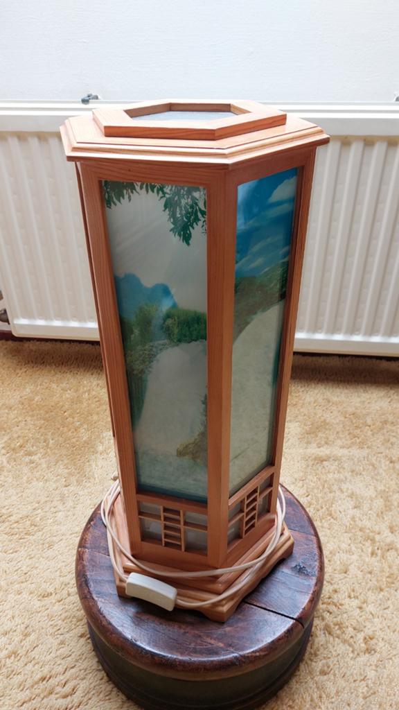 CHINESE Vloerlamp zuil model  watervallen, Ophalen, Gebruikt