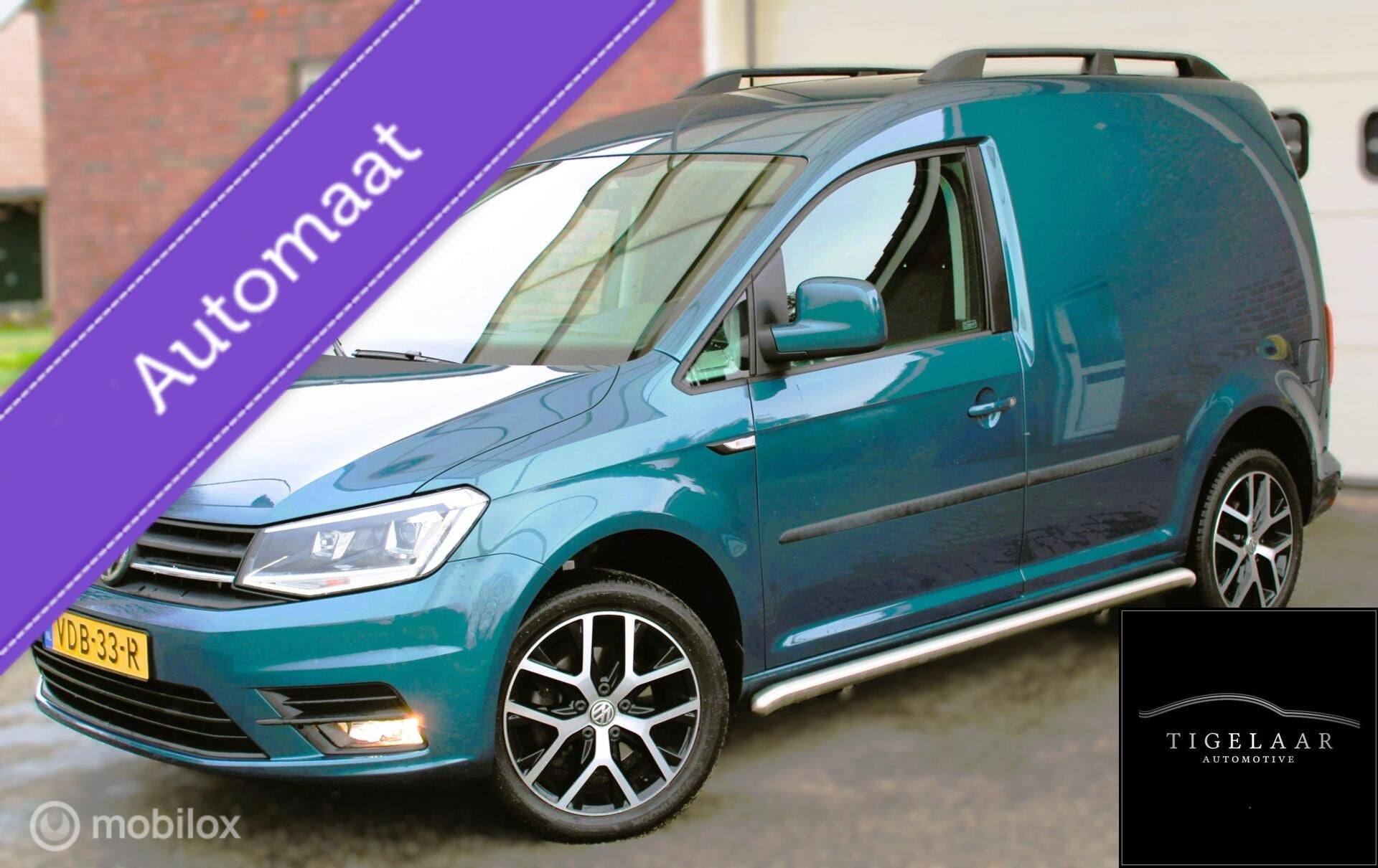 Vw Caddy 2.0 TDI DSG aut. 150 pk Exclusive Edition 85dkm!, Auto's, Dealer onderhouden, Stof, Gebruikt, 4 cilinders