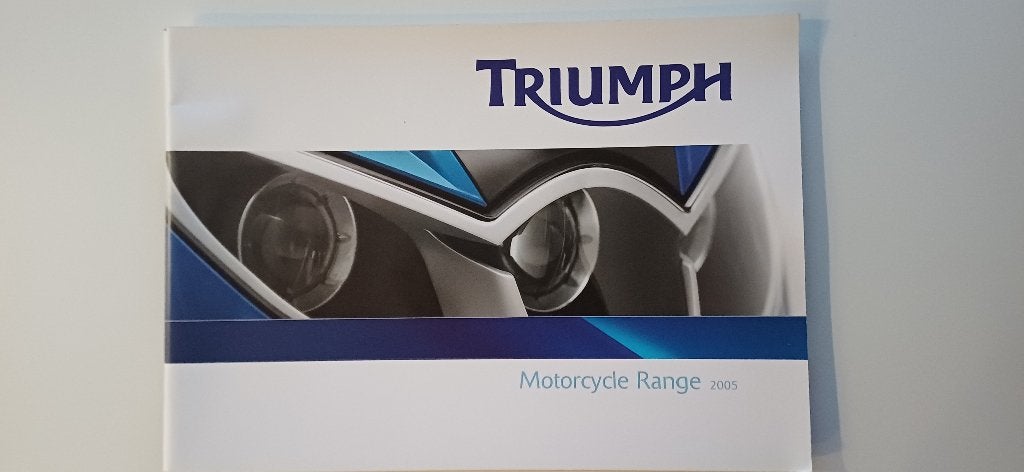 Jaarfolder Triumph 2005, Ophalen of Verzenden, Triumph