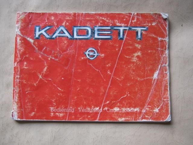 Handleiding Kadett., Ophalen of Verzenden
