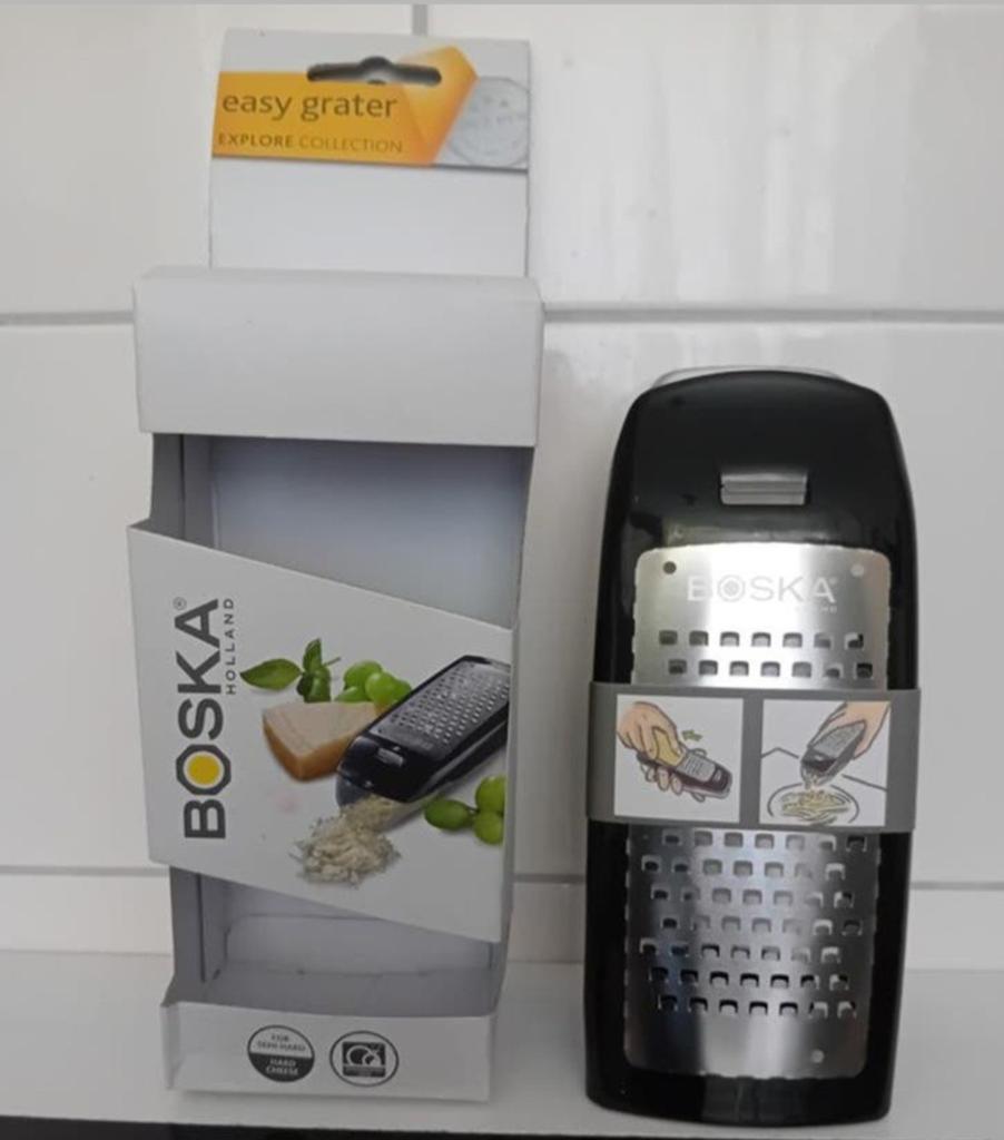 Boska Creater tafelrasp met opvangbakje. Nieuw!, Ophalen, Nieuw, Zwart
