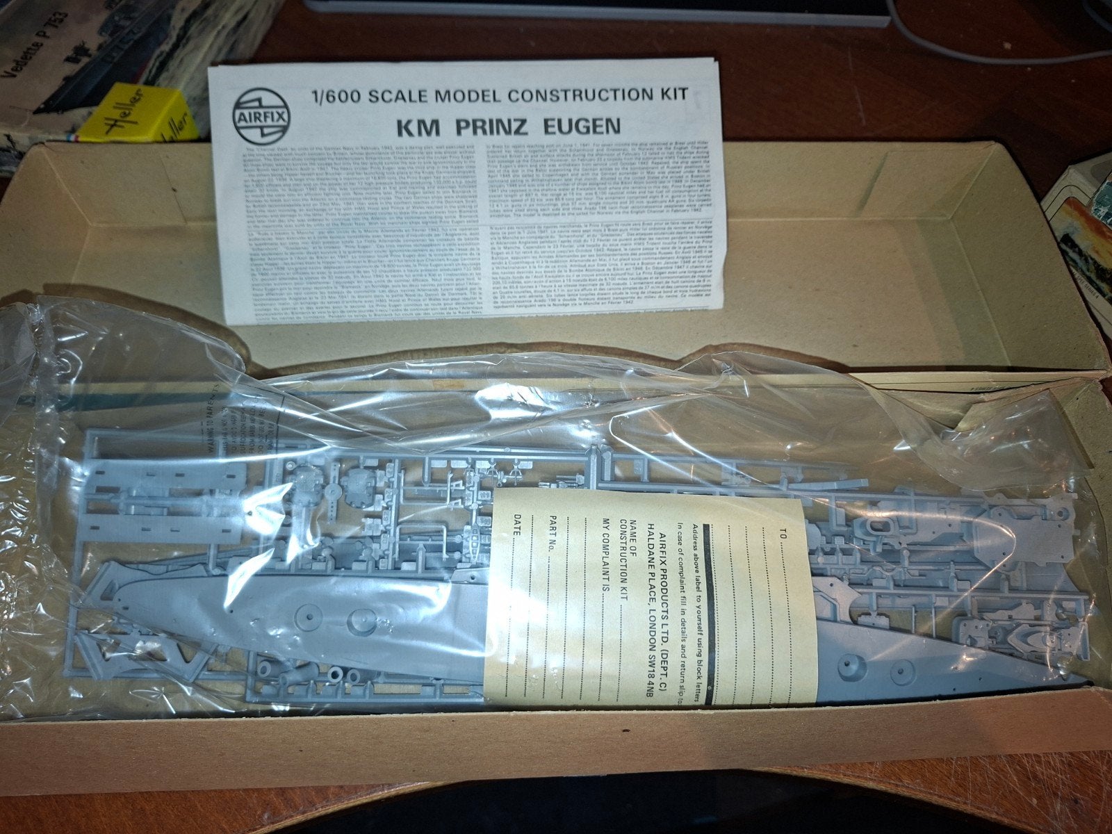 Airfix KM Prinz Eugen 1:600 Modelbouwschip, Verzenden, Nieuw, 1:200 of kleiner, Airfix