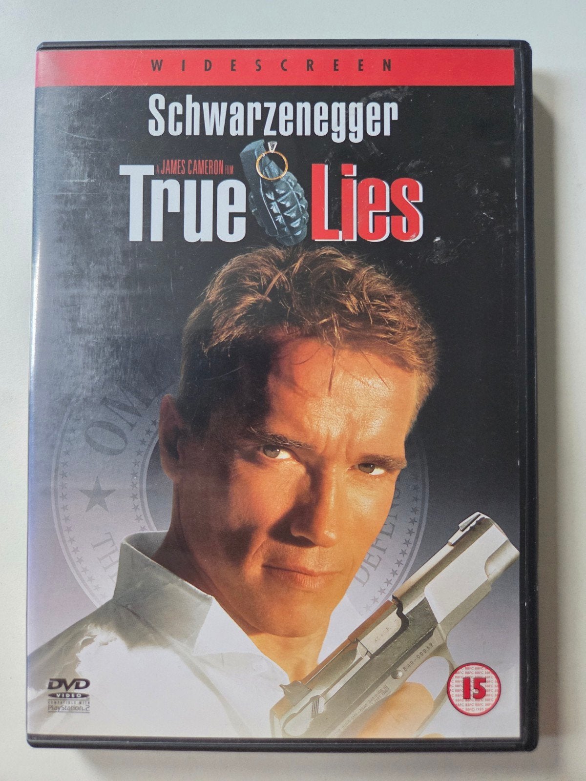 True Lies ( Arnold Schwarzenegger), Vanaf 16 jaar, Ophalen of Verzenden, Zo goed als nieuw
