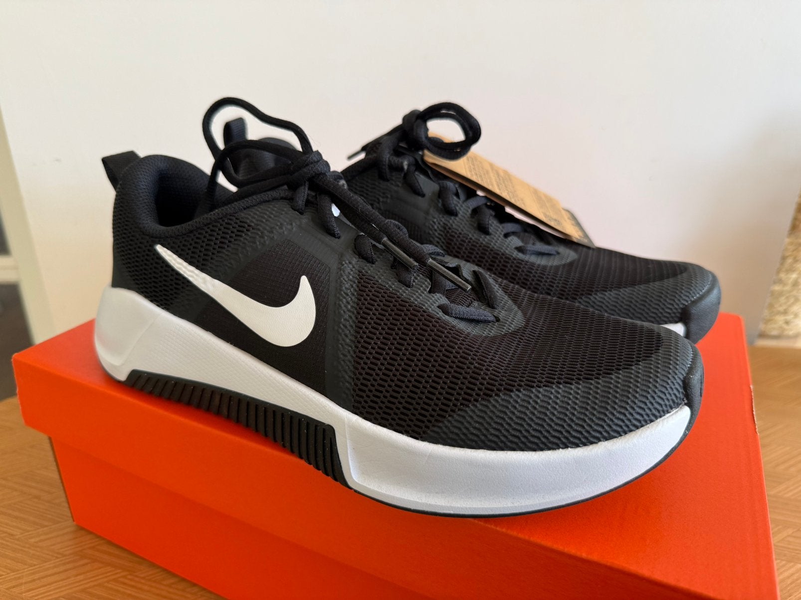 Nike MC Trainer 3 schoenen te koop, zwart wit, maat 40, Zwart, Ophalen of Verzenden, Sneakers of Gympen, Zo goed als nieuw